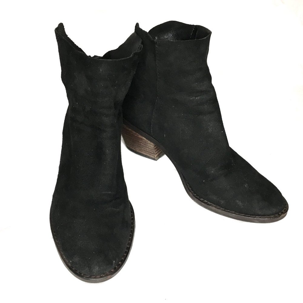Lucky Black Kaiya Almond Toe Bootie 6